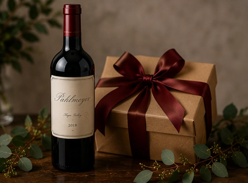 Simple wine gift setup for budget-friendly client gifting