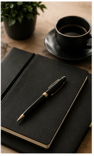 Wine gift beside checklist and pen