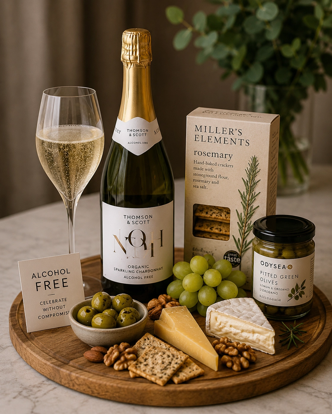 Alcohol-free client gift options with premium packaging