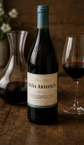 Personalised wine gift with subtle branded card