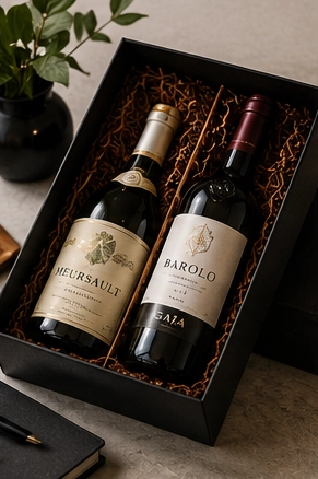 Staff wine gift options with alcohol-free alternatives