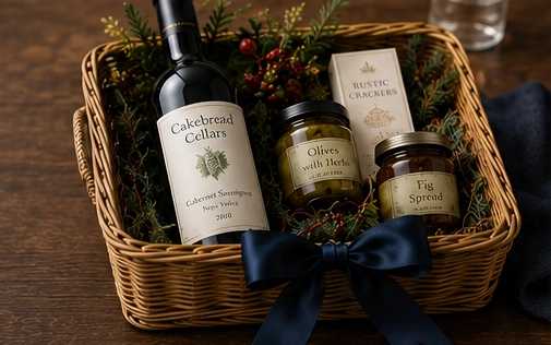 Wine bottle and gift box for corporate gifting