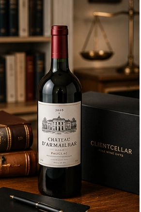 Wine bottle and gift box for corporate gifting