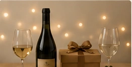 Budget-friendly wine gift setup