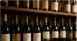 Wine merchant shelves